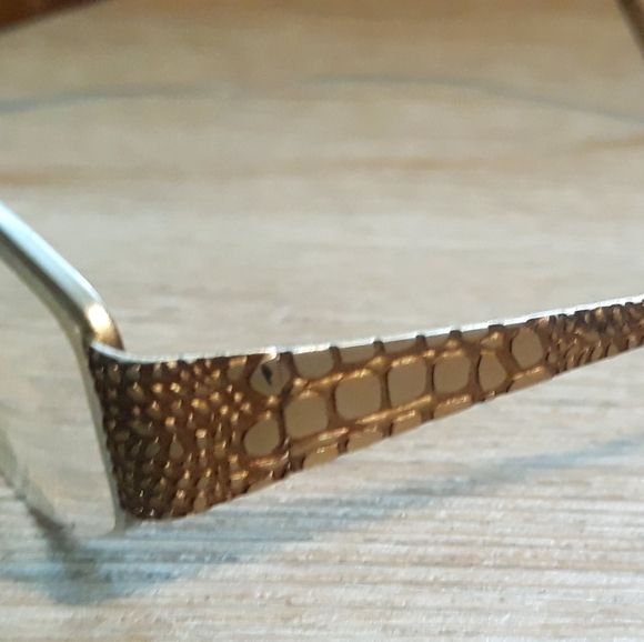 Dana Buchman Arcadia BR 53-17-138 Semi Rimless Eyeglasses Frames - Gold - Picture 6 of 15